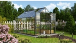 VITAVIA Gew&auml;chshaus &raquo;Domus 9900&laquo;, BxHxL: 257 x 246 x 387 cm - schwarz