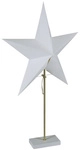 Konstsmide Papierstern, H&ouml;he: 71,5 cm, netz - weiss
