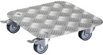 WAGNER SYSTEM Multiroller &raquo;ALASKA&laquo;, BxL: 29 x 29 cm, Metall - grau