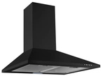 RESPEKTA Kaminhaube, HxT: 96 x 47,5 cm, Metallfilter, Drucktasten - silberfarben