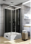 SCHULTE Eckdusche &raquo;Korfu II&laquo;, BxTxH: 94 x 94 x 215 cm - silberfarben