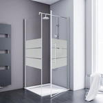 SCHULTE Duschwand &raquo;Alexa Style 2.0&laquo;, BxH: 90 x 200 cm, ESG, Dreht&uuml;r mit