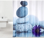 Sanilo Duschvorhang, Polyester, Energy Stones - grau