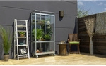 VITAVIA Balkongew&auml;chshaus &raquo;Stad&laquo;, BxLxH: 81 x 42,8 x 158 cm, Aluminium -
