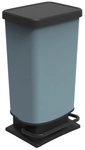 Rotho Treteimer &raquo;PASO&laquo;, 40 Liter, Trittmechanismus, Softclose - blau
