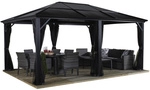 SOJAG Pavillon &raquo;Meridien&laquo;, rechteckig, BxHxT: 485 x 270 x 365 cm - grau
