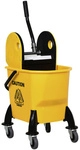 HOMCOM Reinigungswagen, max. Tragf&auml;higkeit: 40 kg, gelb