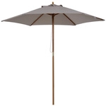 Outsunny Sonnenschirm, H&ouml;he: 230 cm, grau