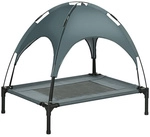 PawHut Hunde-Bett, BxL: 61 x 18 cm, grau/schwarz - bunt