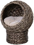 PawHut Katzenh&ouml;hle, BxHxL: 33 x 60 x 42 cm, Naturmaterial - grau