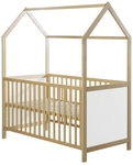 roba Babybett, (BxL): 75 cm x 143,5 cm, Holz, buche - braun
