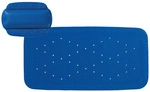 KLEINE WOLKE Wanneneinlage, BxL: 36 x 72 cm, abgerundet - blau