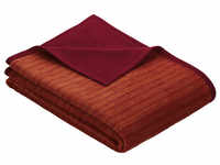 IBENA Decke »Fano«, BxL: 150 x 200 cm, Baumwolle/Synthetikfaser (PES) - rot