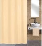 KLEINE WOLKE Duschvorhang &raquo;Kito&laquo;, BxH: 180 x 200 cm, Uni, natur/beige