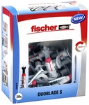 FISCHER Gipskartond&uuml;bel &raquo;DUOBLADE&laquo;, 44 mm, Kunststoff - grau