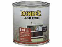 BONDEX Lack-Lasur, für innen, 0,375 l, Nussbaum dunkel, seidenglänzend - braun