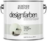 SCH&Ouml;NER WOHNEN FARBE Dispersionsfarbe &raquo;Designfarben&laquo;, Ruhiges Salbeigr&uuml;n,...