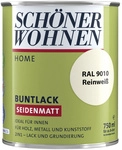 SCH&Ouml;NER WOHNEN FARBE Buntlack, reinwei&szlig; , seidenmatt - weiss