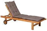 MADISON Liegenauflage &raquo;Basic&laquo;, Basic taupe 200 x 65 cm - braun