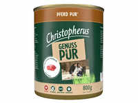 CHRISTOPHERUS Hunde-Nassfutter »Christopherus Hund Pur«, 6 Stück, je 800 g