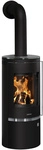 JUSTUS Kaminofen &raquo;Faro Top&laquo;, schwarz, Glas, 6 kW