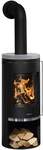 JUSTUS Kaminofen &raquo;Faro 2.0&laquo;, speckstein, Speckstein, 6 kW - schwarz