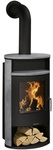 JUSTUS Kaminofen &raquo;Island Aqua&laquo;, schwarz/grau, Speckstein, 10 kW, wasserf&uuml;hrend