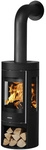 JUSTUS Kaminofen &raquo;Mino Trios 2.0&laquo;, schwarz, Stahl, 5 kW
