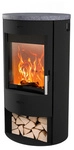 FIREPLACE Kaminofen &raquo;Zaria&laquo;, schwarz, Speckstein, 6,6 kW