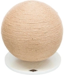 TRIXIE Katzenspielzeug, Kratzball auf Platte, &oslash; 29 cm, H: 31 cm, Jute/Holz - bunt