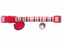 HUNTER Halsband »Glossy Stripes«, für Katzen, Polyester, pink - rosa
