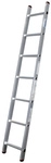 KRAUSE Anlegeleiter &raquo;CORDA&laquo;, 7 Sprossen, Aluminium - silberfarben