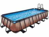 EXIT Toys Pool "Wood Pools ", Breite: 320 cm, 12600 l, braun