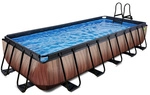 EXIT Toys Pool &raquo;Wood Pools&laquo;, Breite: 320 cm, 12600 l, braun
