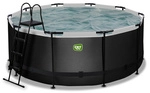 EXIT Toys Pool &raquo;Black Leather Pools&laquo;, &Oslash;: 360 cm, 10126 l, schwarz