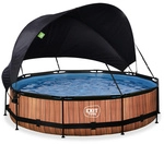 EXIT Toys Pool &raquo;Wood Pools&laquo;, &Oslash;: 380 cm, 6125 l, braun