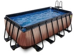 EXIT Toys Pool &raquo;Wood Pools&laquo;, Breite: 253 cm, 8870 l, braun