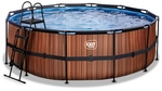 EXIT Toys Pool &raquo;Wood Pools&laquo;, &Oslash;: 427 cm, 14758 l, braun