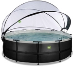 EXIT Toys Pool &raquo;Black Leather Pools&laquo;, &Oslash;: 508 cm, 19330 l, schwarz