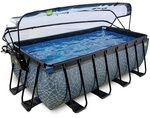 EXIT Toys Pool &raquo;Stone Pools&laquo;, Breite: 253 cm, 8870 l, grau