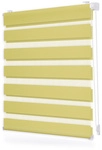 Lichtblick Duo-Rollo, &lrm;Klemmfix, B x L: 110 x 150 cm, Polyester, gelb