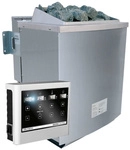 KARIBU Saunaofen, inkl. externer Steuerung, 9 kW - silberfarben