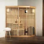 HOME DELUXE Sauna &raquo;Skyline XL&laquo;, inkl. 6 kW Saunaofen mit integrierter Steuerung, 