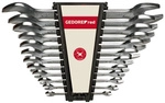 GEDORE Doppelmaulschl&uuml;ssel-Satz, 6-32mm 12tlg - silberfarben