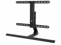 hama TV-Ständer, Belastbar bis: 40 kg, Metall, schwarz - silberfarben | schwarz