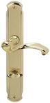 ALPERTEC Langschild-Garnitur &raquo;Bianca&laquo;, Messing - goldfarben