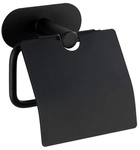 WENKO Toilettenpapierhalter &raquo;Turbo-Loc Orea black&laquo;, Edelstahl, schwarz/matt