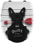WENKO WC-Sitz &raquo;Guilty Dog&laquo;, Duroplast, oval, mit Softclose-Funktion - bunt