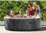 INTEX Whirlpool &raquo;PureSpa Greywood Deluxe&laquo;, &Oslash;xH: 216x71 cm, grau