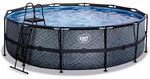 EXIT Toys Pool &raquo;Stone Pools&laquo;, &Oslash;: 488 cm, 19330 l, grau